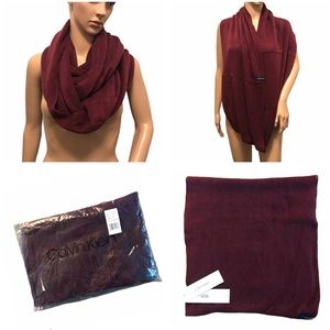 Calvin Klein Designer Infinity Knit  Scarf